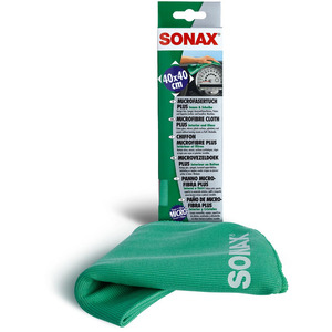 Sonax Microfaser-Tuch 'Plus' grün 40 x 50 cm, für Innen und Scheibe