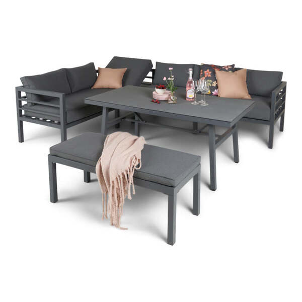 Bild 1 von Homexperts Alu Lounge SEBASTIAN Ecksofa Set