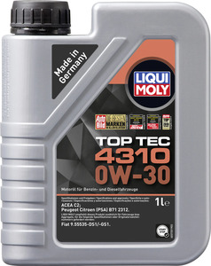 Liqui Moly Motoröl Top Tec 4310 0W-30 1 L