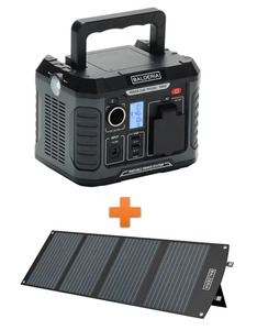 Balderia Powerstation + Solarpanel Solar Power Set PS300-120