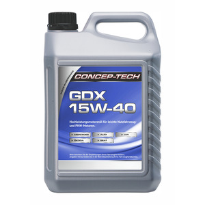 Hochleistungs-Motorenöl GDX 15W-40, 5 l