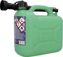 Bild 1 von Unitec Benzinkanister 5 Liter Volumen Kunststoff grün