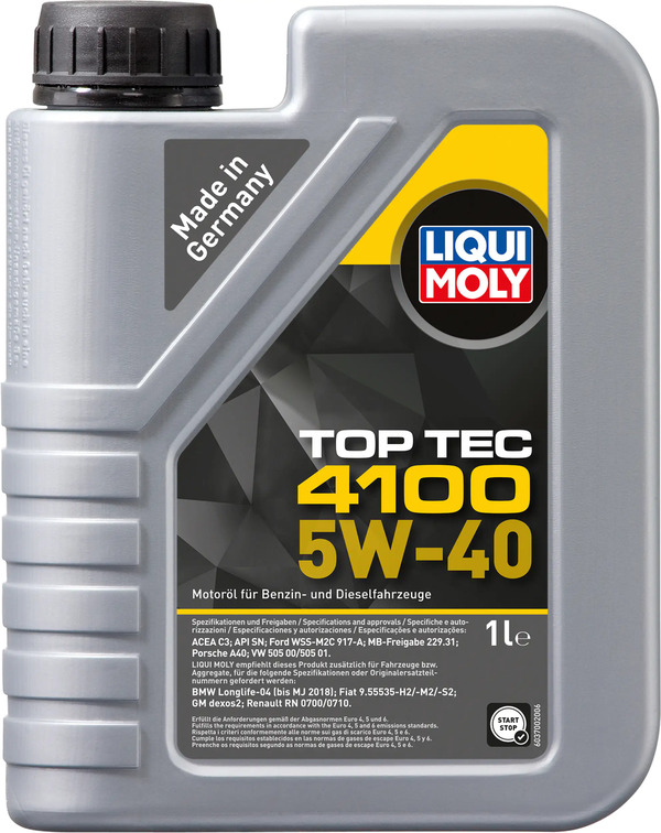 Bild 1 von Liqui Moly Motoröl Top Tec 4100 SAE 5W-40 1 L