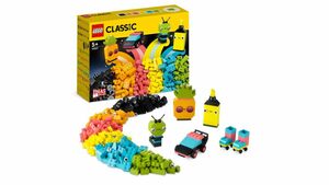 LEGO Classic 11027 Neon Kreativ-Bauset, Bausteine für Kinder ab 5 Jahren