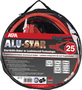 APA Starthilfekabel Alu-Star CCA-Kabel 25 mm²