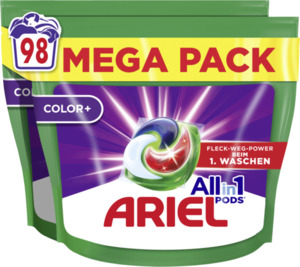 Ariel Ariel Colorwaschmittel All-in-1 Pods 2x49x20,4g 98WL