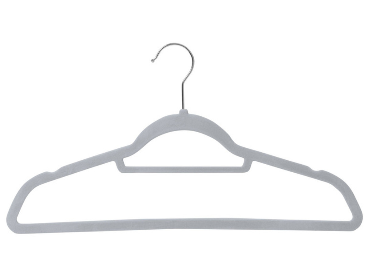 Bild 2 von LIVARNO home Hosenbügel / Kleiderbügel, textilschonende Beflockung