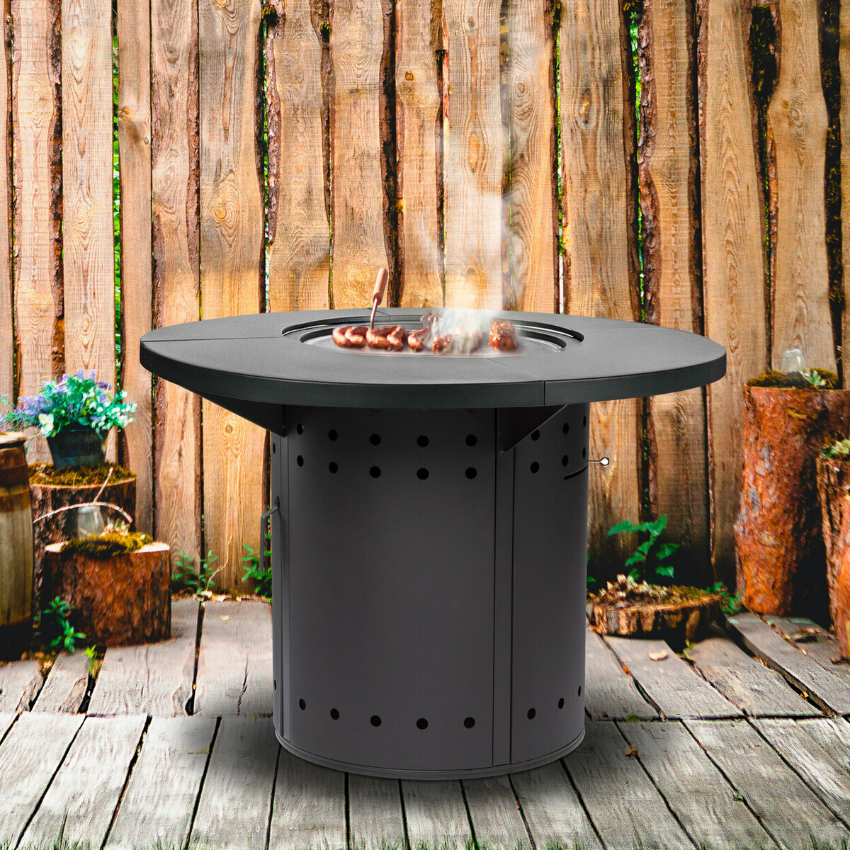 Bild 2 von MEATEOR 
                                            Ambiente-Feuertisch, rund (Kohle)