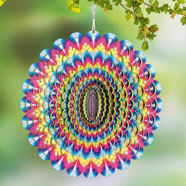 Bild 1 von Powertec Garden Farbenfrohe Windspinner in 3D-Optik