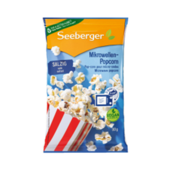 Bild 1 von Seeberger Mikrowellen Popcorn ohne Palmöl