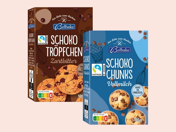 Bild 1 von Belbake Schoko Chunks/Tröpfchen