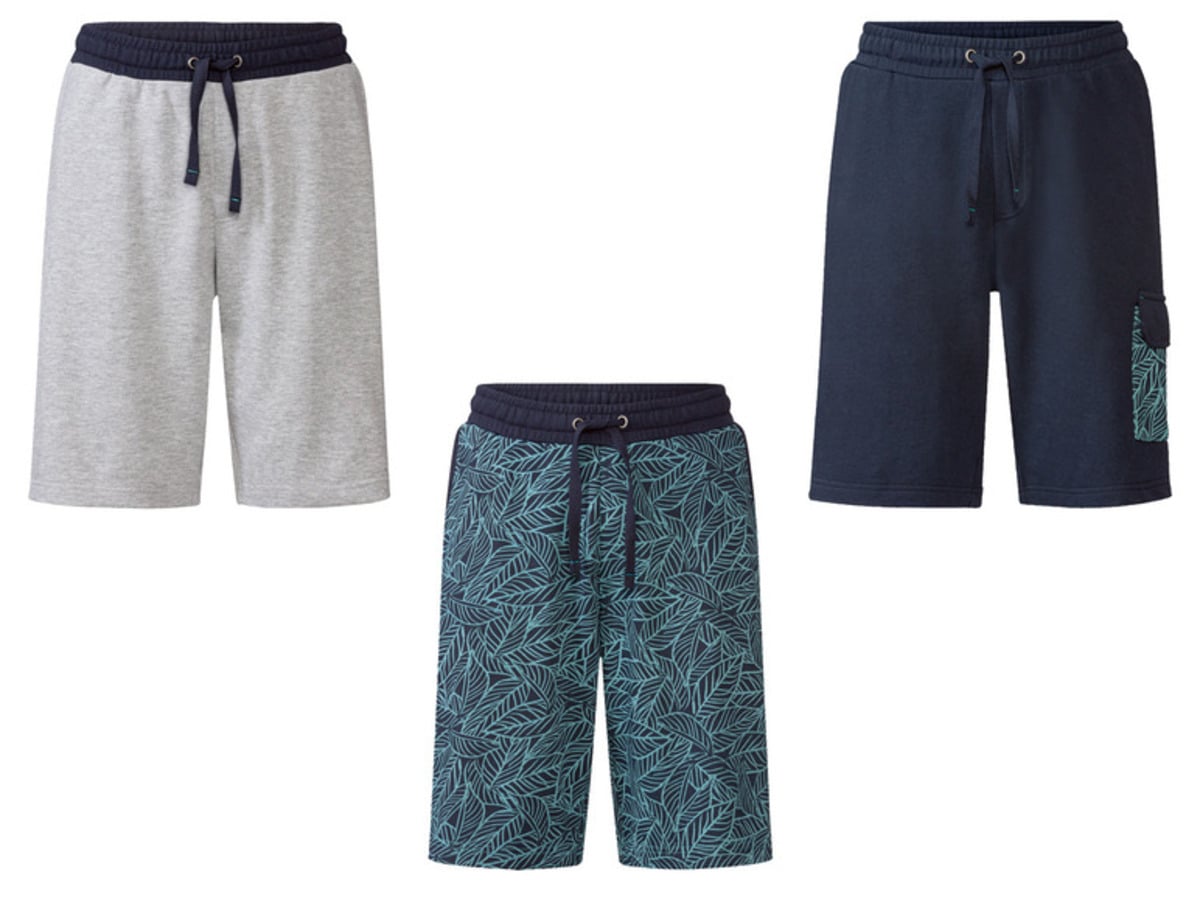 Bild 1 von LIVERGY® Herren Sweatshorts, normale Leibhöhe, mit Baumwolle