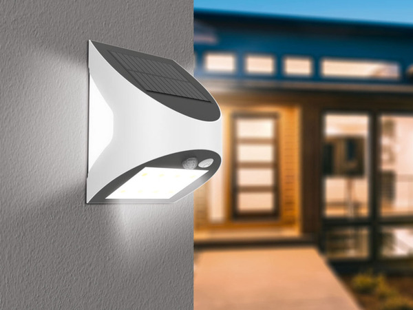LIVARNO home LEDSolarWandleuchte, mit Bewegungsmelder von Lidl ansehen!
