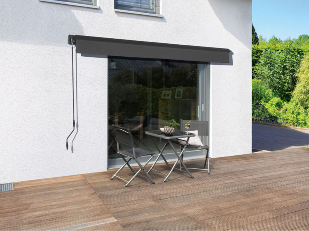 Bild 3 von LIVARNO home Gelenkarmmarkise, 3 x 2 m, anthrazit