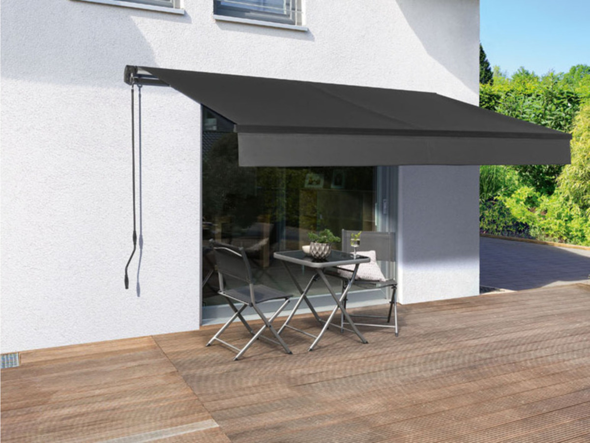 Bild 2 von LIVARNO home Gelenkarmmarkise, 3 x 2 m, anthrazit