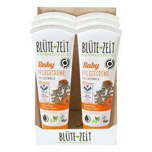 BLÜTE-ZEIT Baby Pflegecreme Bio-Calendula 75 ml, 6er Pack