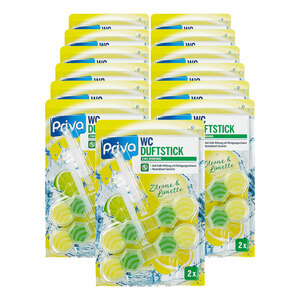 Priva WC-Powerspüler Zitrone & Limette  2 x 48 g , 13er Pack