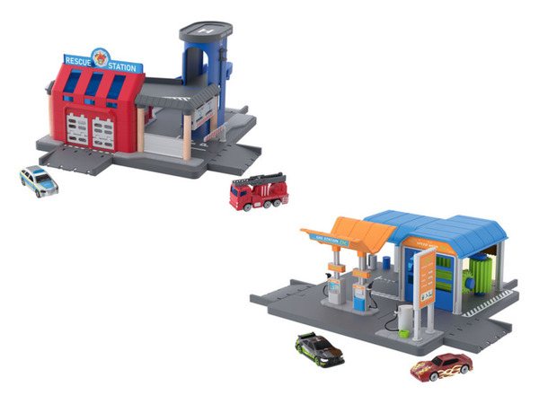 Bild 1 von Playtive Die Cast Gebäude, inkl. zwei Zinkguss-Fahrzeuge