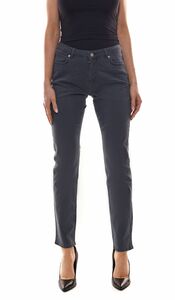 Aniston Casual Slim-Fit-Jeans modische Damen Hose Five-Pocket-Style Rauchblau
