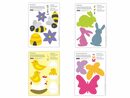 Bild 2 von LK Trend & Style Bastelkartonpapier »Prickelset mit Filz Ostern Frühling«, Biene, Küken,Schmetterling und Hase warten auf dich