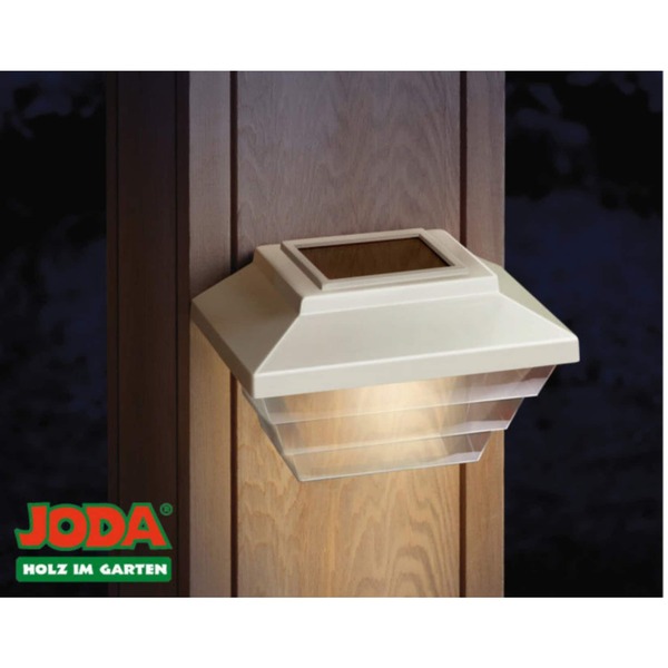 Bild 1 von JODA 2er Set Topline Solarleuchte klein Akku Solarlampe Garten Hauslampe weiß