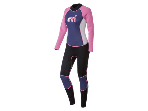 Bild 1 von Mistral Damen Neoprenanzug mit Reißverschluss am Rücken, schwarz/lila/pink