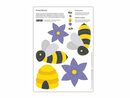 Bild 3 von LK Trend & Style Bastelkartonpapier »Prickelset mit Filz Ostern Frühling«, Biene, Küken,Schmetterling und Hase warten auf dich
