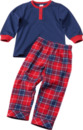 Bild 1 von ALANA Kinder Schlafanzug, Gr. 122/128, aus Bio-Baumwolle, blau, rot
