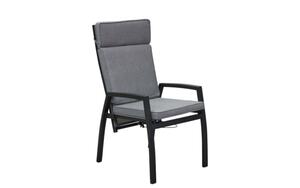 outdoor (Gartenmöbel Mit Flair) - Positionsstuhl Sondrino, Aluminiumgestell in schwarz