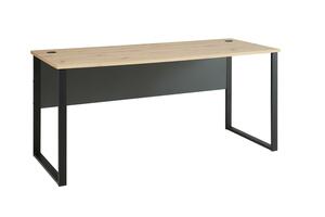 Schreibtisch in Eiche Artisan/Schwarz