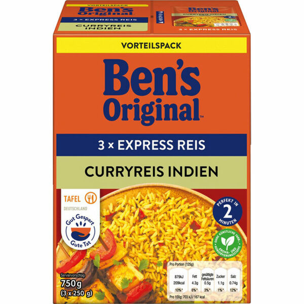 Bild 1 von Ben's Original Express Curryreis, 3er Pack