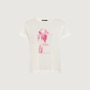 Oversized T-Shirt aus Tencel™-Modal-Baumwolle-Mix mit Blütenprint