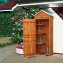 Bild 2 von Promadino Gartenschrank Piccolo 2türig Kiefernholz (BxTxH) 76 x 49 x 193 cm