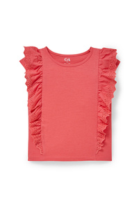 C&A Kurzarmshirt, Pink, Größe: 140