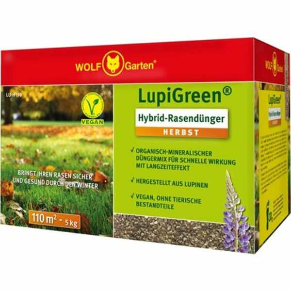 Bild 1 von Wolf Garten Hybrid-Rasendünger Herbst LU-H 110 D/A LupiGreen® 5 kg