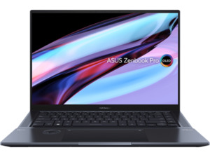 ASUS ZenBook Pro 16X OLED UX7602BZ-MY005W, Notebook mit 16 Zoll Display Touchscreen, Intel® Core™ i9 Prozessor, 32 GB RAM, 2 TB SSD, NVIDIA GeForce RTX 4080, Tech Black