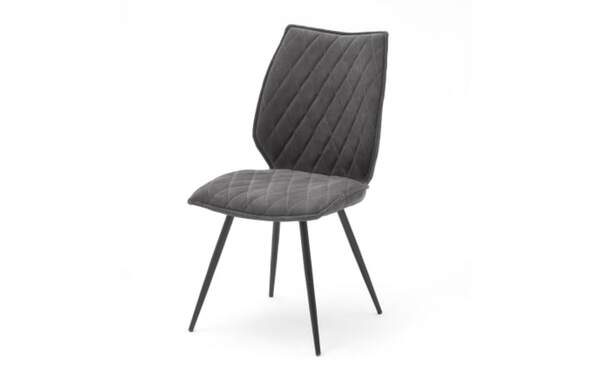 Bild 1 von MCA furniture - 4-Fuß Stuhl Navarra in anthrazit, 180° drehbar