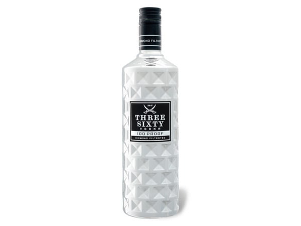 Bild 1 von Three Sixty Vodka 100 PROOF 50% Vol