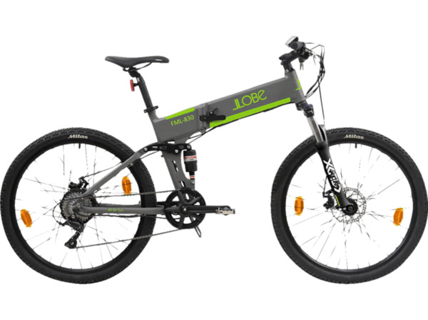Bild 1 von LLOBE 27,5 ”Falt Mountain E‐Bike FML‐830 Mountainbike (Laufradgröße: Zoll, Rahmenhöhe: 48 cm, Unisex-Rad, 374.4 Wh, Grau)