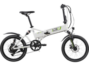 LLOBE 20" City Falt E-Bike III white Citybike (Laufradgröße: 20 Zoll, Rahmenhöhe: 37 cm, Unisex-Rad, 374.4 Wh, Weiß)