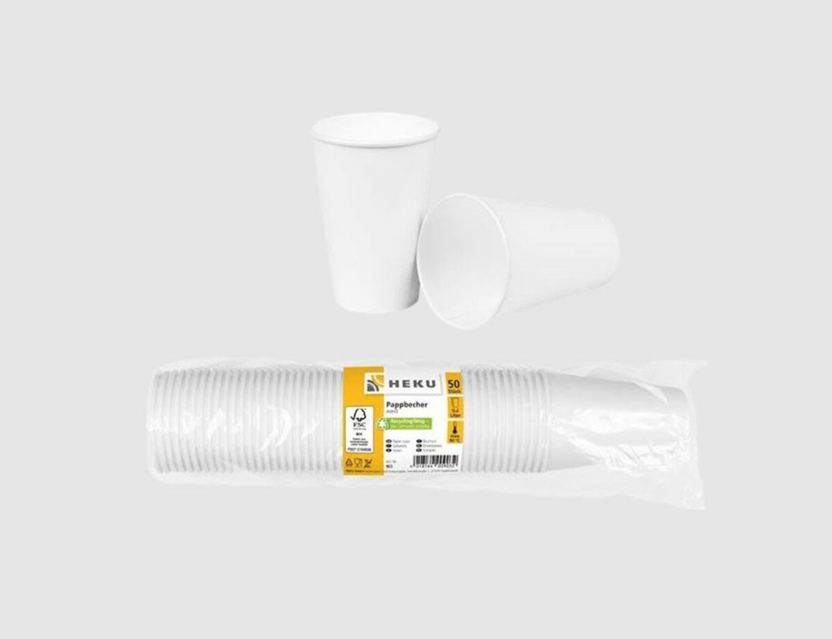 Bild 1 von Getränkebecher Weiß 0,2l