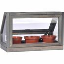 Bild 3 von Dobar Mini-Gewächshaus für Jungpflanzen inkl. Töpfe Grau 245 x 38 x 20 cm FSC®