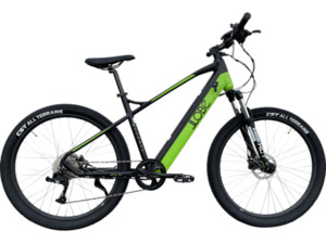 LLOBE MTLogan Mountainbike (Laufradgröße: 27,5 Zoll, Rahmenhöhe: 48 cm, Unisex-Rad, 468 Wh, Grün)