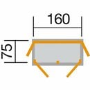 Bild 3 von Weka Garten Q Terrassenschrank Natur 160 cm x 75 cm