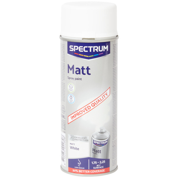 Bild 1 von Spectrum Matte Sprühfarbe Weiß