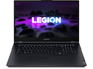 LENOVO Legion 5, Gaming Notebook mit 17,3 Zoll Display, AMD Ryzen™ 5 Prozessor, 16 GB RAM, 512 SSD, Nvidia GeForce RTX 3050, Phantom Blue (Oberseite), Schwarz (Unterseite)