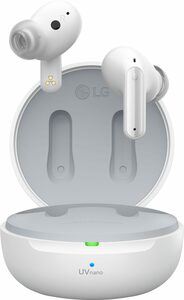 LG »TONE Free DFP8« In-Ear-Kopfhörer (Active Noise Cancelling (ANC), True Wireless, Google Assistant, Siri, Bluetooth, MERIDIAN-Sound, UVnano)