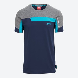 Slazenger Herren-Fitness-T-Shirt mit Kontrast-Design