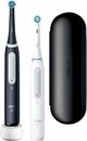 Bild 3 von Oral B Elektrische Zahnbürste iO 4 Duopack, Aufsteckbürsten: 2 St., mit Magnet-Technologie, 4 Putzmodi, Reiseetui