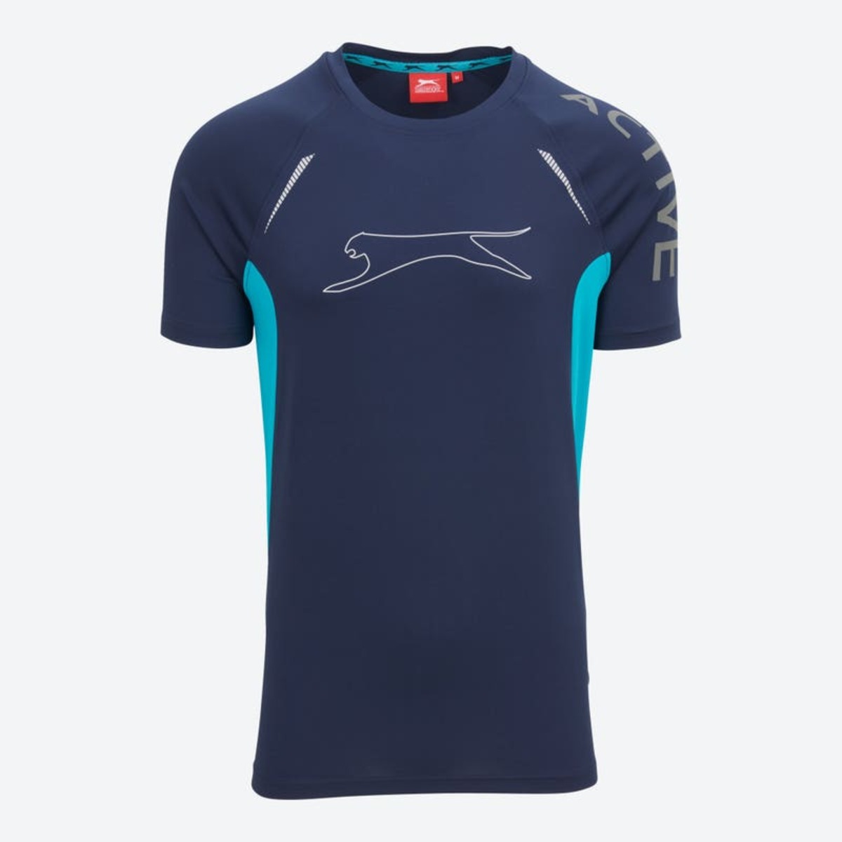 Bild 1 von Slazenger Herren-Fitness-T-Shirt mit Kontrast-Einsätzen
